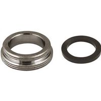 Plumb Pak PP800-62LF Faucet Aerator Adapter, Male, Chrome Plated DLX Swiv Spray Aerator