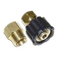 Mi-T-M AW-0017-0035 Screw Connect, 3/8 in Connection, FNPT x M22, Brass 2PC