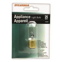 Sylvania 18321 Incandescent Lamp, 25W, T8, Double Contact Bayonet Base, 230 Lumens, 2850K