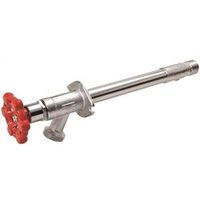 B&K Frost-Free Sillcock Valve, 12" L, 1/2" x 3/4" MPT x Hose, Chrome Brass Body