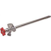 B&K Anti-Siphon Frost-Free Sillcock Valve, 6" L, 1/2" x 3/4" MPT x Hose, Brass Body, Chrome