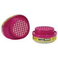 Safety Works SWX00325 Multi-Purpose Replacement Cartridge, P100 Filter 2PK