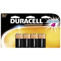 Duracell 9V Battery, Alkaline Manganese Dioxide, 4 Pack