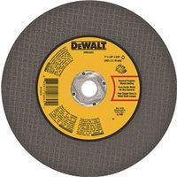 DEWALT DWA3501 Cutting Wheel, 7 in Dia, 1/8 in Thick, Aluminum Oxide Abrasive, 5/8 in Arbor