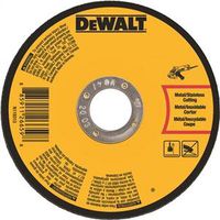 DEWALT DWA8050 Cut-Off Wheel, 4 in Dia, 0.045 in Thick, 5/8 in Arbor, Aluminum Oxide