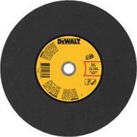 DEWALT DWA8032 Cutting Wheel, 12 in Dia, 1/8 in Thick, 1 in Arbor, Coarse Aluminum Oxide
