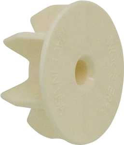 Wooster Roller End Cap, Polypropylene, Ivory (R087)