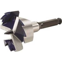 Irwin 3046010 2" Self Feed Bit, 5" OAL, 3-Flute, 7/16" Dia Hex Shank