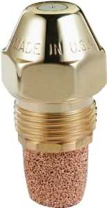 Delavan Hollow Cone Spray Nozzle, Type A, 0.6 GPH Flow Rate, 90° Spray Angle, Brass, Red
