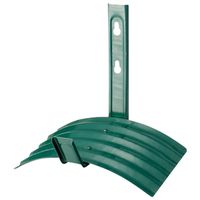 Landscapers Select GB-5227-3L Hose Hanger, 60 ft Capacity, Metal, Matte Green, Wall Mounting