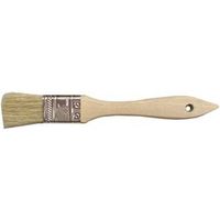 ProSource 150010 Paint Brush, 1 in W, Chip Brush, White Chinese Bristle Bristle, Plain Grip Handle