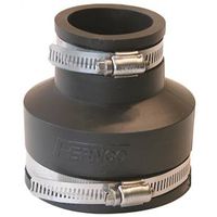 Fernco 3" x 1.5" PVC Coupling, Black, 4.3 psi Pressure (P1056-315)