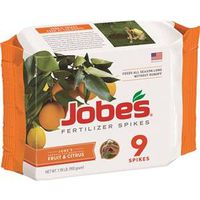 Jobes 01312 Fertilizer Spike, 8-11-11 N-P-K Ratio, Fruit/Citrus