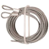 Prime-Line 3/32" Diameter Aircraft Cable, 12 ft Length, Galvanized Carbon Steel (GD 52101)