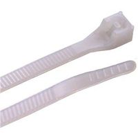 Gardner Bender 46-104 Cable Tie, 6/6 Nylon, Natural, 4 In L, 100/PK