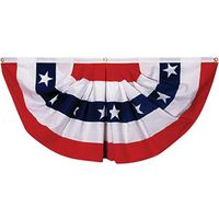 Valley Forge Mini Fan Flag, 1.5 ft W x 3 ft H, Polycotton