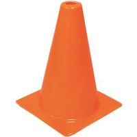 Hy-Ko 12" Traffic Safety Cone, Vinyl, Fluorescent Orange (Model SC-12)