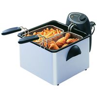 Presto ProFry Series Deep Fryer, 5 Qt Capacity, Dual Basket