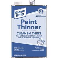 Klean Strip GKPT94002PCA Paint Thinner, Water White, 1 Gal