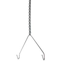 Metalux HBAYC-8-U V-Hangers Chain and S-Hook, Hook Style, Metal for Metalux HBL High Bay Fixtures
