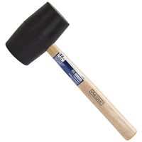 Vulcan JLO-034 Mallet, 32 oz Double-Faced Rubber Head, 13-1/4 in OAL, Wood Handle