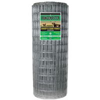 Rangemaster 6965 Sheep and Goat Fence, 330 ft L, 48 in H, 4 x 4 in Mesh, 12.5 Gauge, Zinc