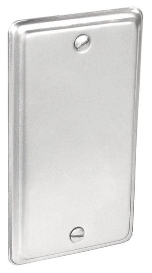 Southwire G19290 Box Cover, 0.21 in L, 2 in W, Rectangular, Steel, Zinc-Plated