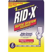 Rid-X Septic Tank Cleaner Powder, 19.6 oz Box, Tan, Fermentation