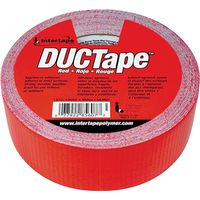 IPG 20C-R2 Duct Tape, 1.88 in W x 60 yd L, Polyethylene-Coated Cloth Backing, Red