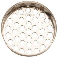 Plumb Pak PP820-40 Bathtub Strainer, Chrome, 1-3/8 in Dia Mesh, 1-1/2 in Laun Strain Cup
