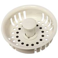 Plumb Pak PP820-26 Adjustable Post Basket Strainer, Plastic, For Most Kitchen Sink Drains