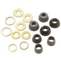 Plumb Pak Cone Washer Assortment for Faucets and Toilets, Includes 2 Cone Washers and 2 Friction Rings