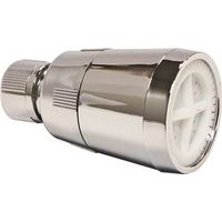 Plumb Pak Economy Series Shower Head, 2.5 GPM, 1/2 in Connection, Plastic, Chrome