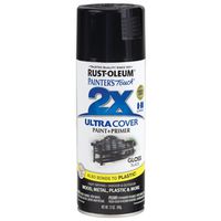 Ex Glo Black Spray Paint