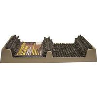 Clean Machine 10371867 Shoe and Boot Scraper, Polyethylene Bristle 12x14 Boot Buck Mat