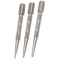 STANLEY 58-230 Nail Set, 3-Piece, Steel, Black Oxide
