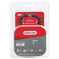 Oregon AdvanceCut R55 Chainsaw Chain, 16 in L Bar, 0.043 Gauge, 3/8 in Pitch, 55-Link