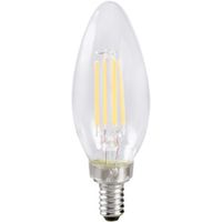 Sylvania 40796 Natural LED Bulb, B10 Blunt Tip Lamp, 60W Equivalent, E12 Base, Dimmable, Clear
