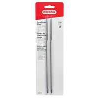 Oregon 23575 Chainsaw File, Double Cut, Round, 7/32 in Dia, Steel, 2/PK