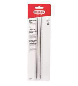 Oregon 23577 Chainsaw File, Double Cut, Round, 5/32 in Dia, Steel, 2/PK