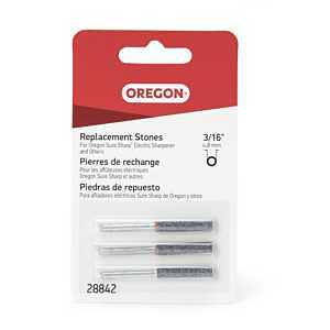 Oregon 28842 Heavy-Duty Sharpening Stone, 3/16 in Dia, 3 Pack