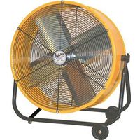 MaxxAir BF24TF Tilt Fan, 120V, 2-Speed, 1750-3200 CFM, Yellow