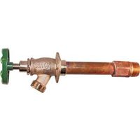 Arrowhead Brass Frost-Free Wall Hydrant, 12" L, 1/2" x 3/4" FIP x MIP x Male Hose Thread, 125 PSI
