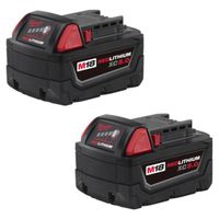 Milwaukee M18 REDLITHIUM 48-11-1852 Rechargeable Battery Pack, 18V, 5Ah, Extended Capacity