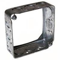 Raco 4-Inch Metal Outlet Box with 12 Knockouts, Silver (8201)