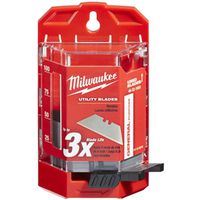 Milwaukee Utility Blade, 2-3/8" L, Carbide Steel, 2-Point, 50 Pack (Model 48-22-1950)