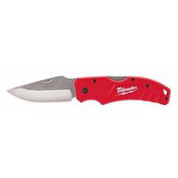 Milwaukee 48-22-1940 Lockback Pocket Knife, 3 in L Blade, Stainless Steel, Ergonomic Handle