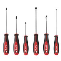 Milwaukee 48-22-2706 Screwdriver Kit, 6-Piece, Phillips and Slotted Tip, 5/16 in Tip Size