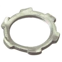 Halex 96193 Conduit Locknut, 1 in, Steel, Zinc for Indoor/Outdoor Use