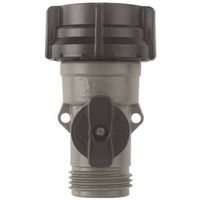 Gilmour Shut-Off Valve, 1-Port/Way, Nylon Body Poly SGL Connector